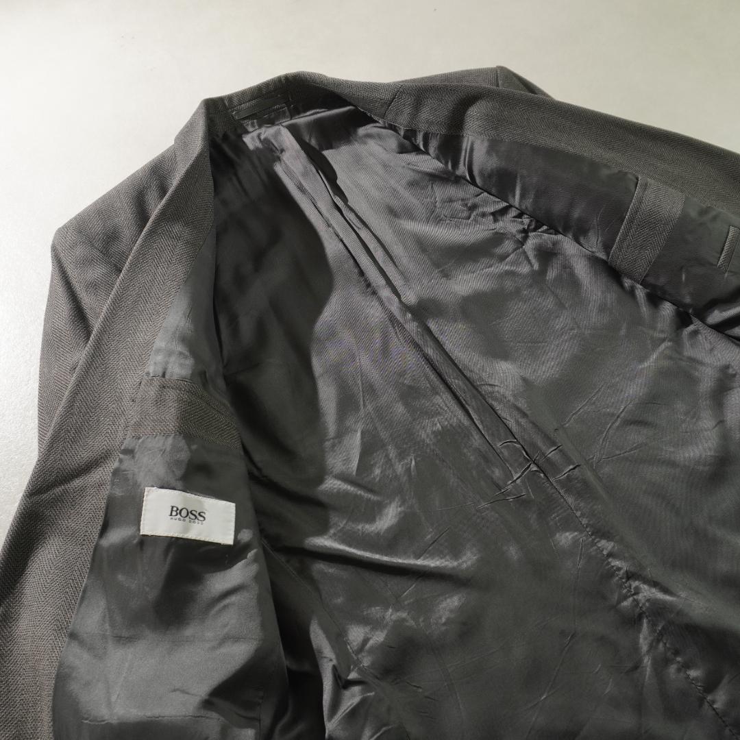 HUGO BOSS シングルセットアップスーツ フォーマル グレー/TW29