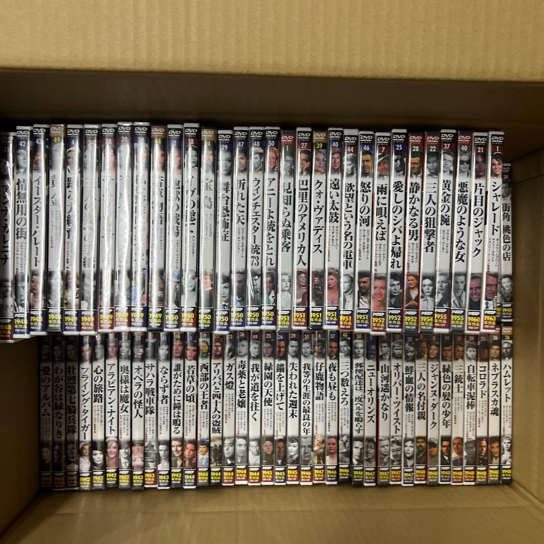 未開封　名作　洋画DVD 106枚セット 1930-1963年代