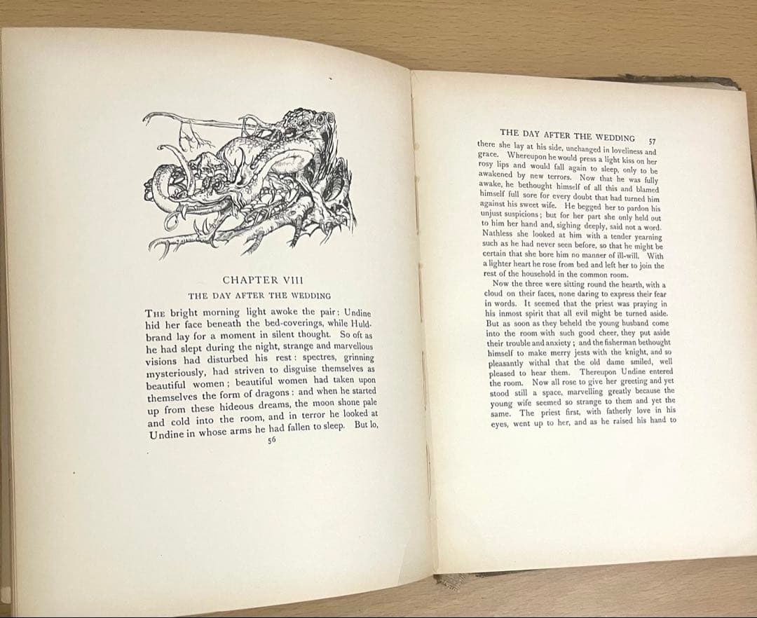 No.328 希少 アンティーク 洋書 古書　アーサー·ラッカム　ウンディーネ