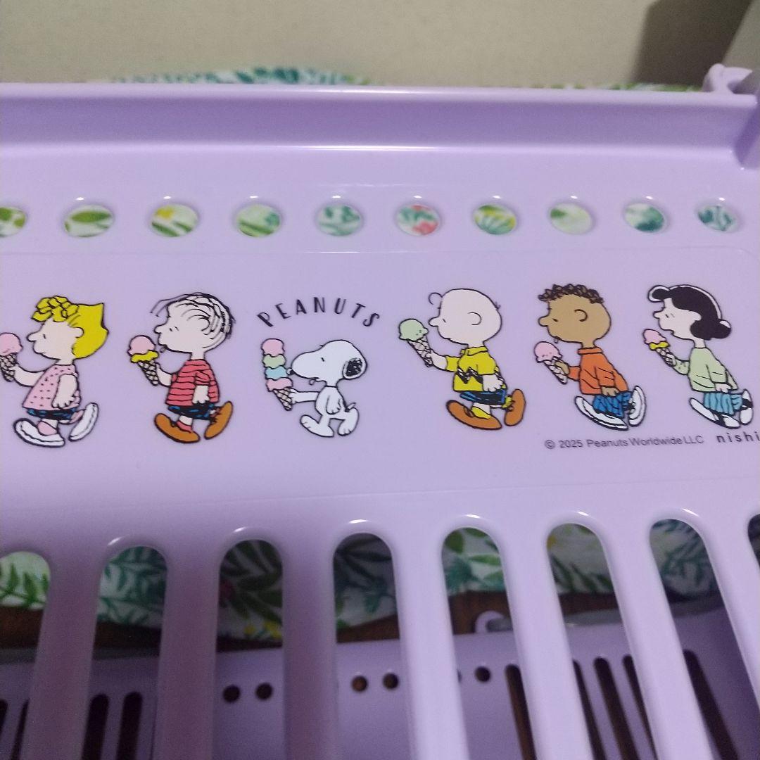 ゆづづ☆買い物カゴ☆マイバスケット☆レジカゴ☆スーパーのカゴスヌーピー