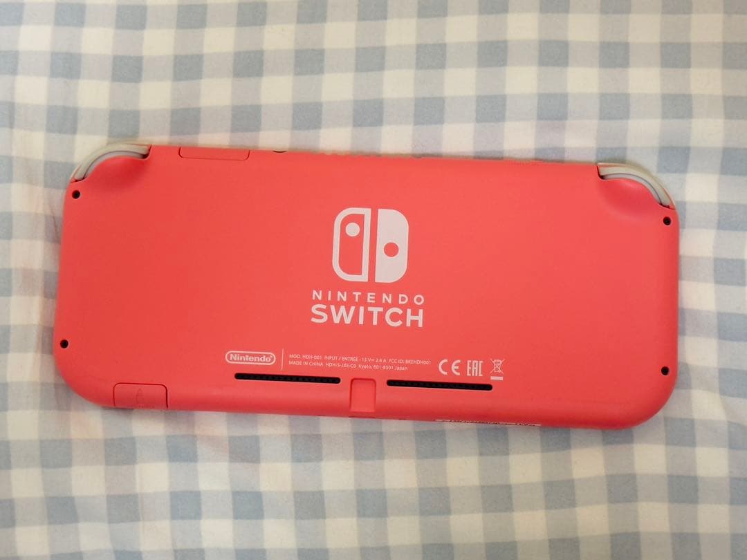 Nintendo Switch Lite コーラルピンク 本体 電源コード付