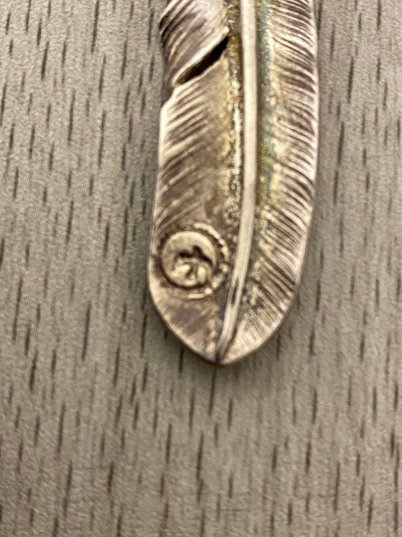 ノーブランド　メタル付フェザー