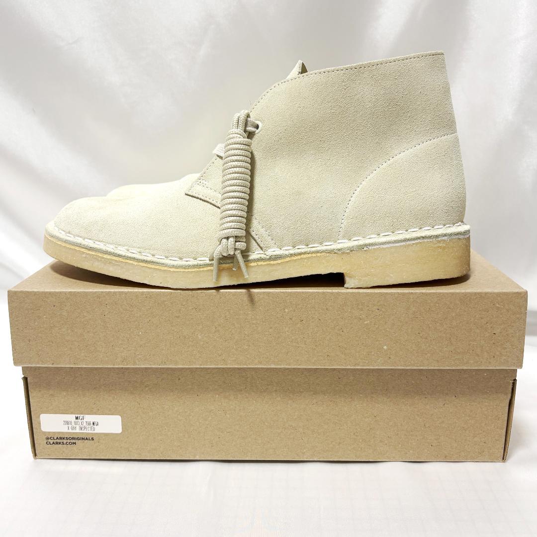 ★ 新品 クラークス デザートブーツ 希少色 オフホワイト ワラビー ビームス