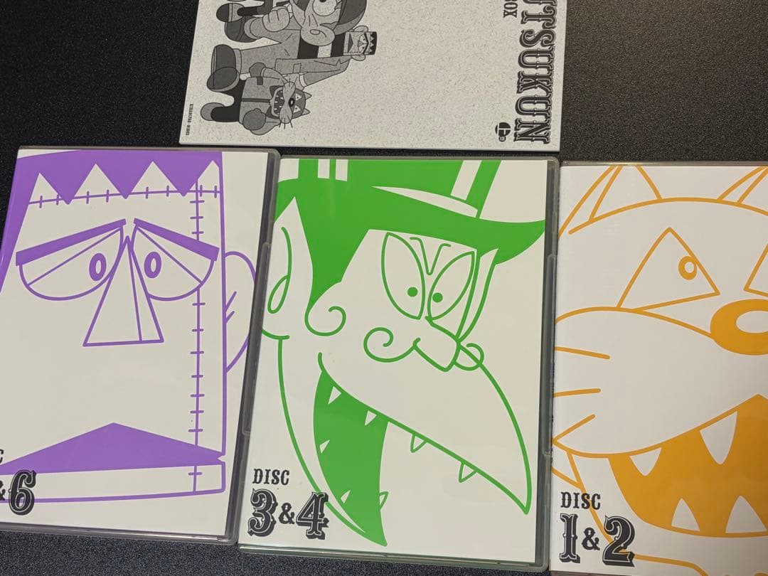 怪物くん dvd box 上巻 下巻 モノクロ版 TVアニメ 動作品