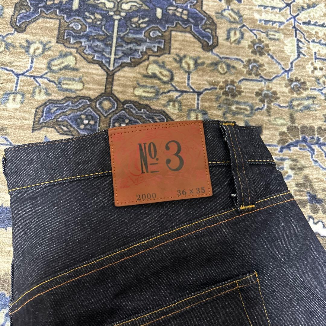 EVIS デニムパンツ ピンクカモメ 36x35 リジット