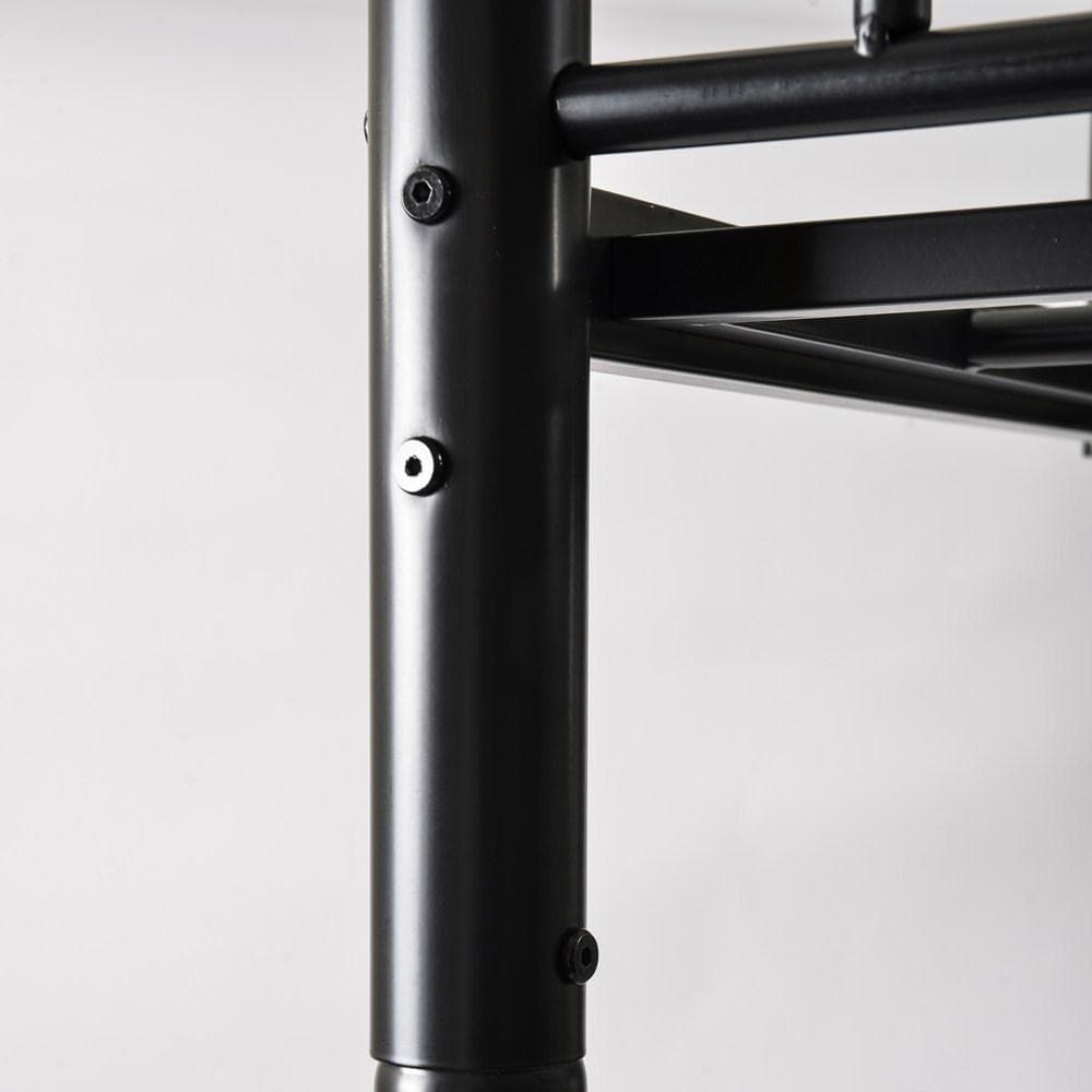 三段ベッド パイプベッド スチール 耐震 ベッド シングル 大人用可 子供ベッド