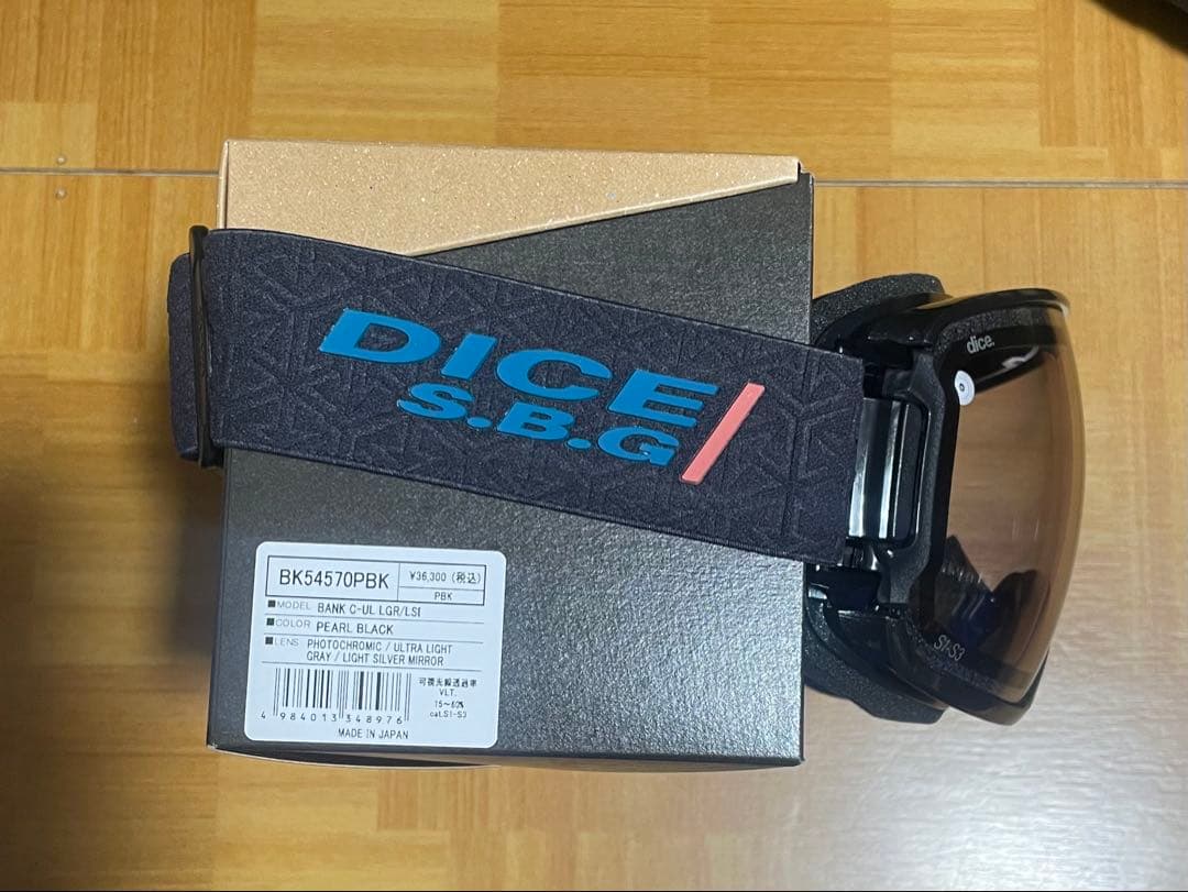 DICE新品BANKゴーグル 調光ウルトラブラック26年モデル18%OFFダイス