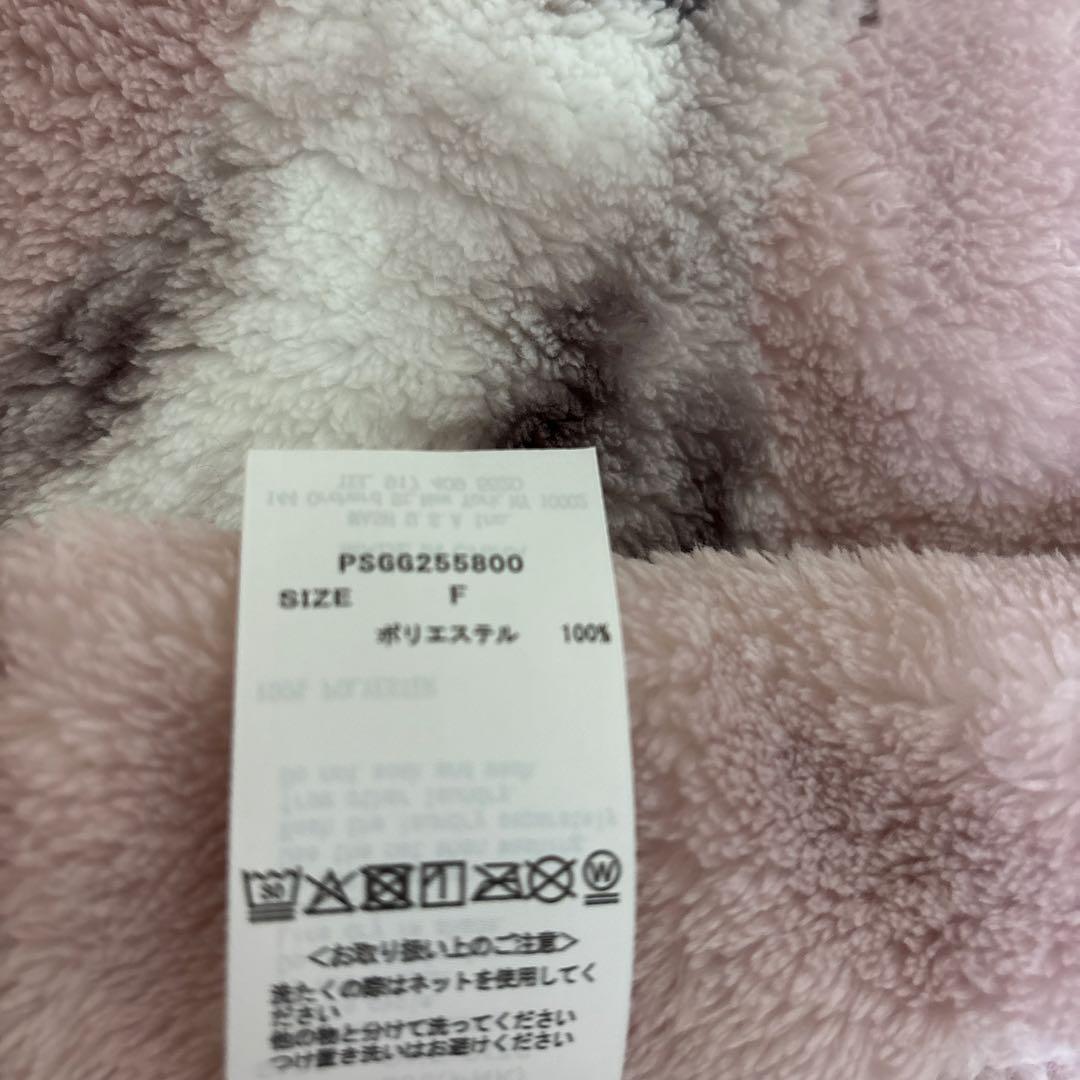 ジェラートピケ　猫プリント ブランケット