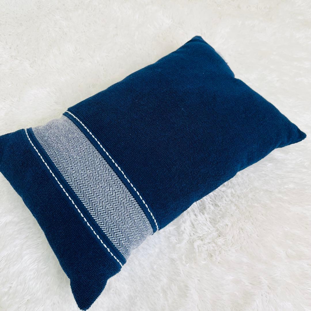 HERMES エルメス　ビーチクッション　ヨッティング　ネイビー　フランス製