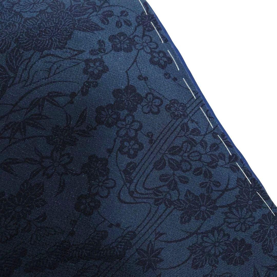 【最終価格】正絹 本藍染 小紋 未使用しつけ付き ますいわ屋