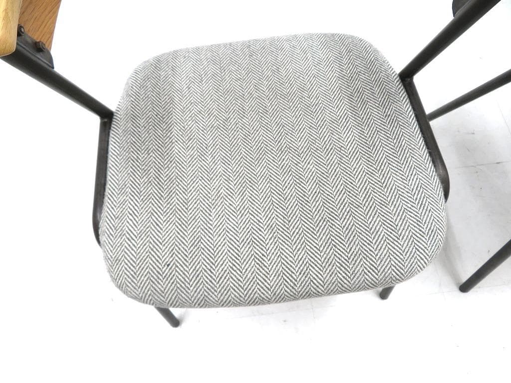 展示品　アデペシュ　ダニス　ショートアームチェア　ダイニングチェア　　4脚セット