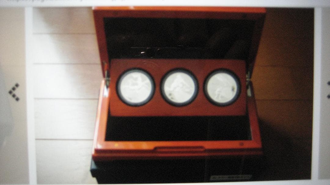 ソチオリンピック2014記念メダル3種セット公式記念　シルバー　未使用