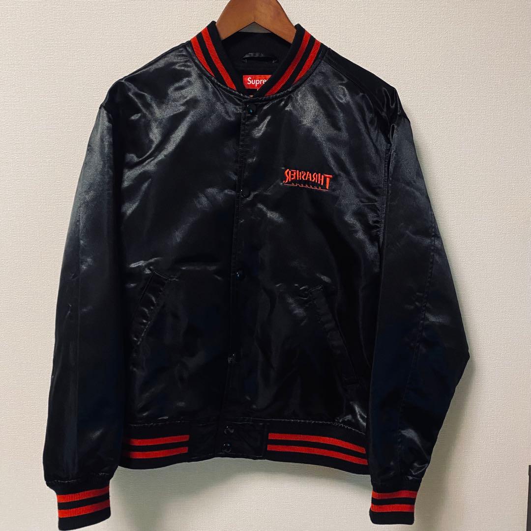 早い者勝ち　Supreme × Thrasher サテンスタジャン FW21