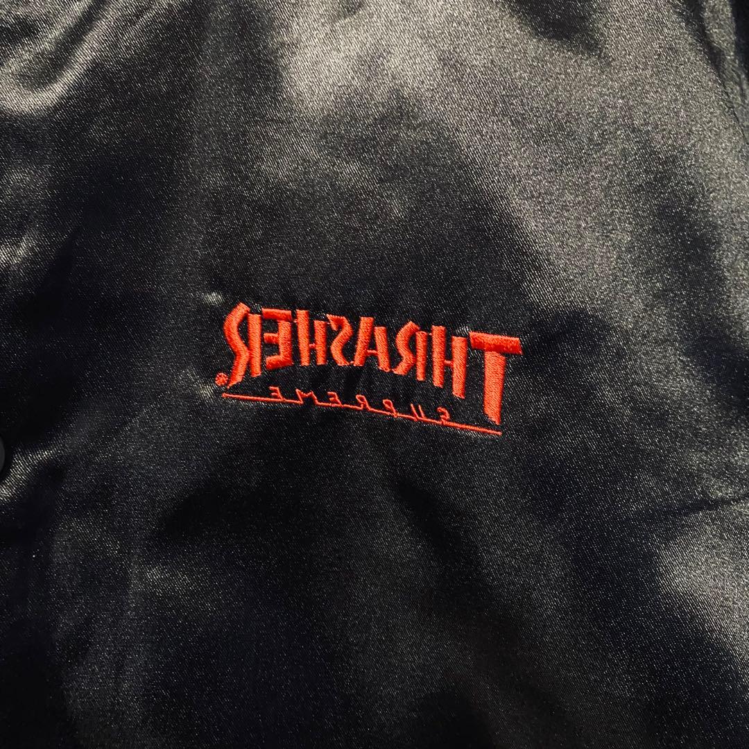 早い者勝ち　Supreme × Thrasher サテンスタジャン FW21