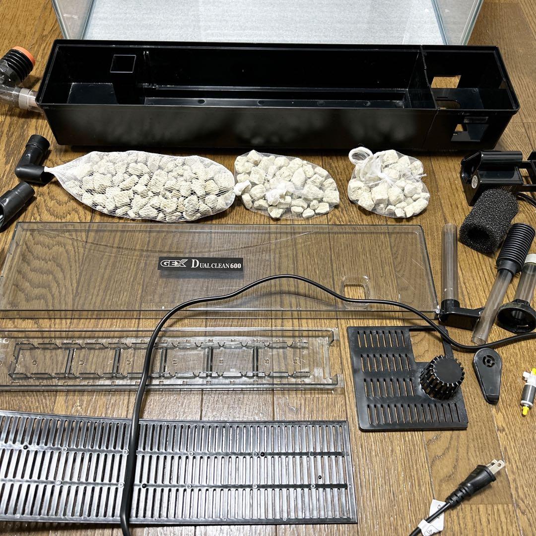 【大阪 近畿 直接取引 引き取り限定】美品 GEX 60cm水槽 水槽台セット