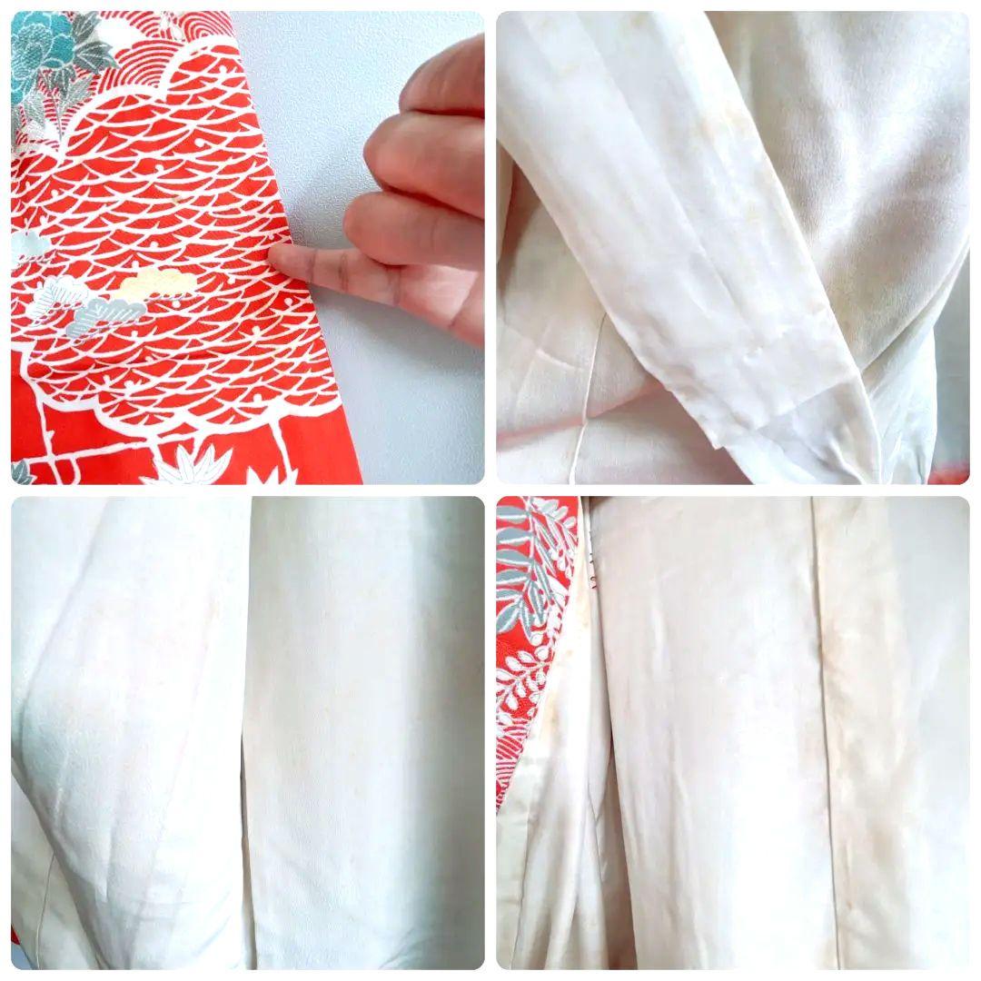 【昭和レトロセット】　七五三　7歳女の子　小物セット　朱地　51528