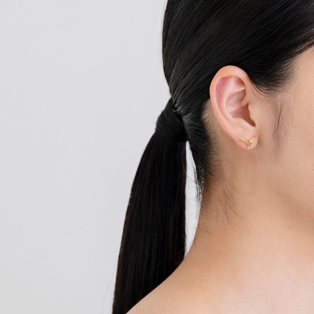 Pfütze 風で飛ぶタネ シングル ピアス 1g