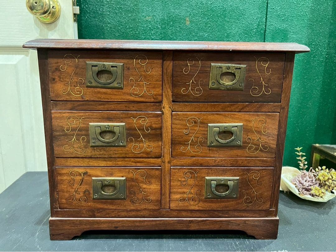 イタリア製 小引き出し 小物入れ ミニ箪笥 チェスト インテリア アンティーク