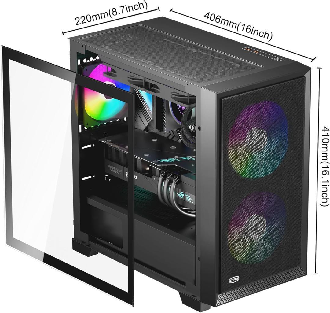 【開封済・未使用】PCCOOLER CPS C3D310 ARGB PCケース