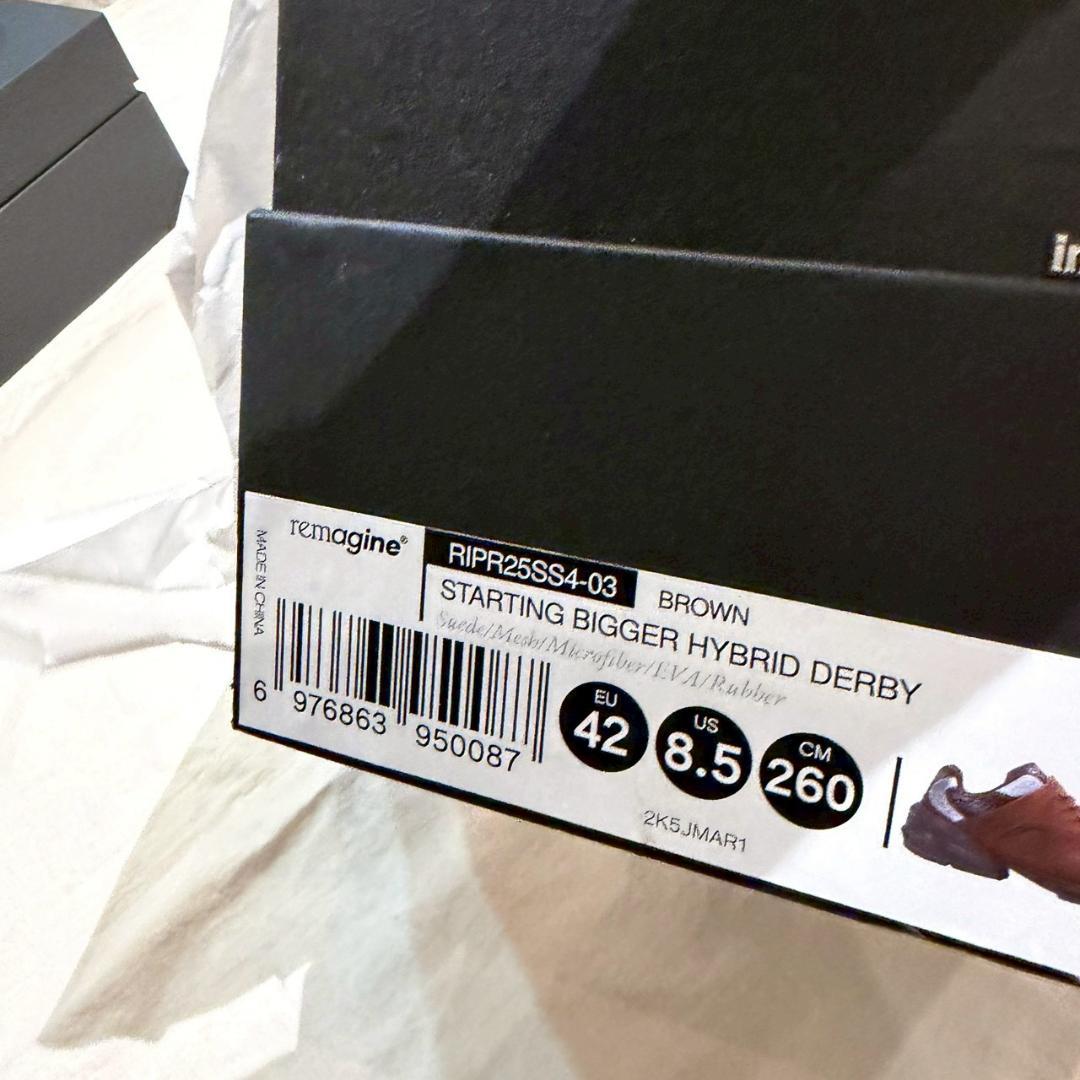 25aw 新品 Remagine Studio リマジン derby 42