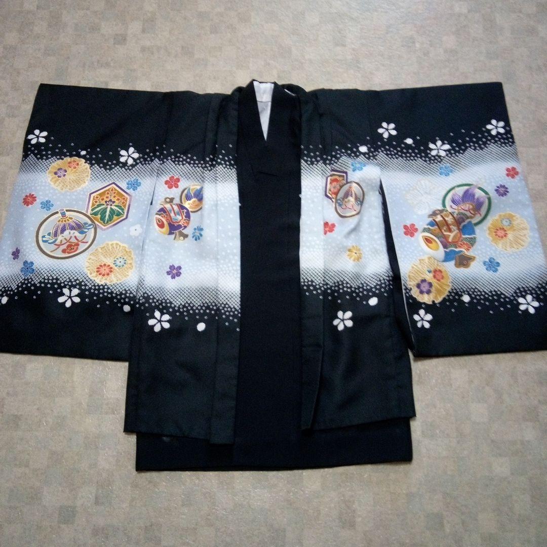 『ma-rimo』美品です【七五三5歳用】羽織袴セット『小物付き』