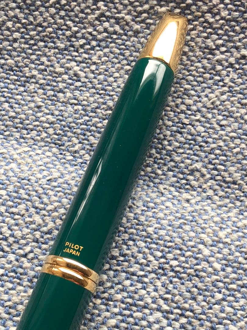 PILOT パイロット キャップレス 万年筆 ニブ 18K M 中字グリーン