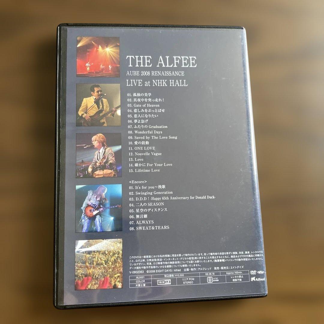 ミュージック THE ALFEE AUBE2008 RENAISSANCE NHK HALL