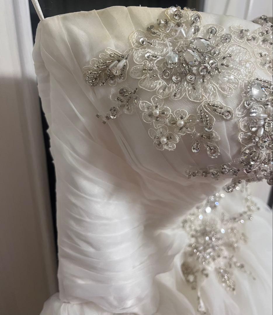 【値下げしました！Sサイズ】ウエディングドレス　プリンセス/A ライン