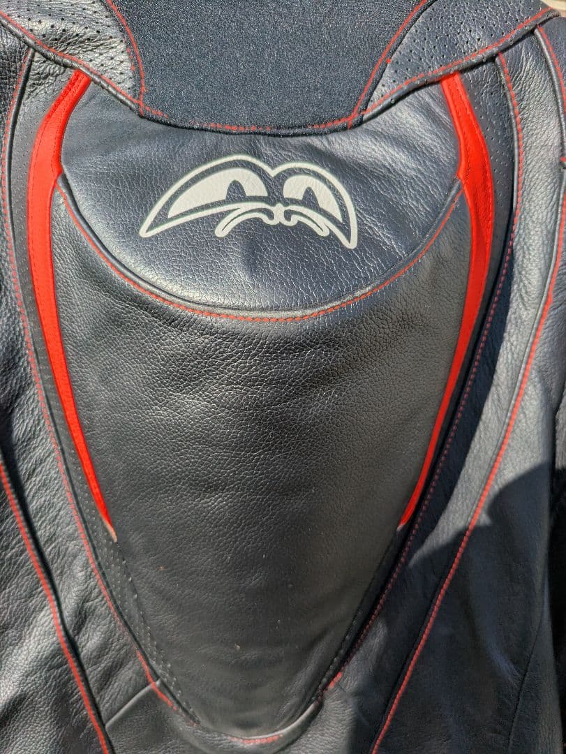 ベリック Berik レーシングスーツ Mサイズ ツナギ MFJ　黒/オレンジ