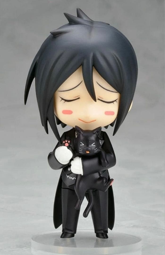 黒執事　ねんどろいど　セバスチャン　フィギュア　黒猫　悪魔