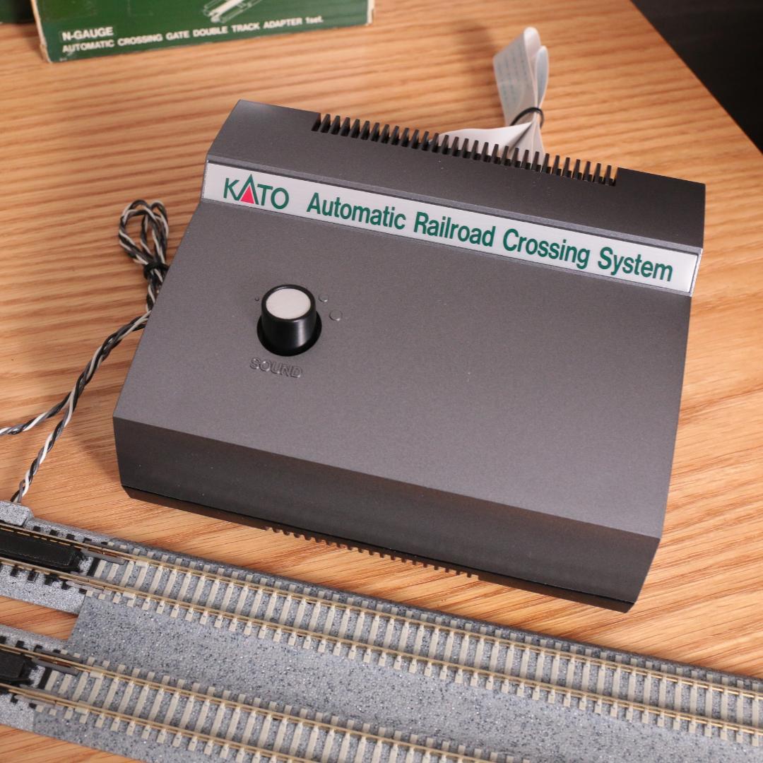 動作OK◎ KATO 20-650 自動踏切基本セット＋651複線用アダプター