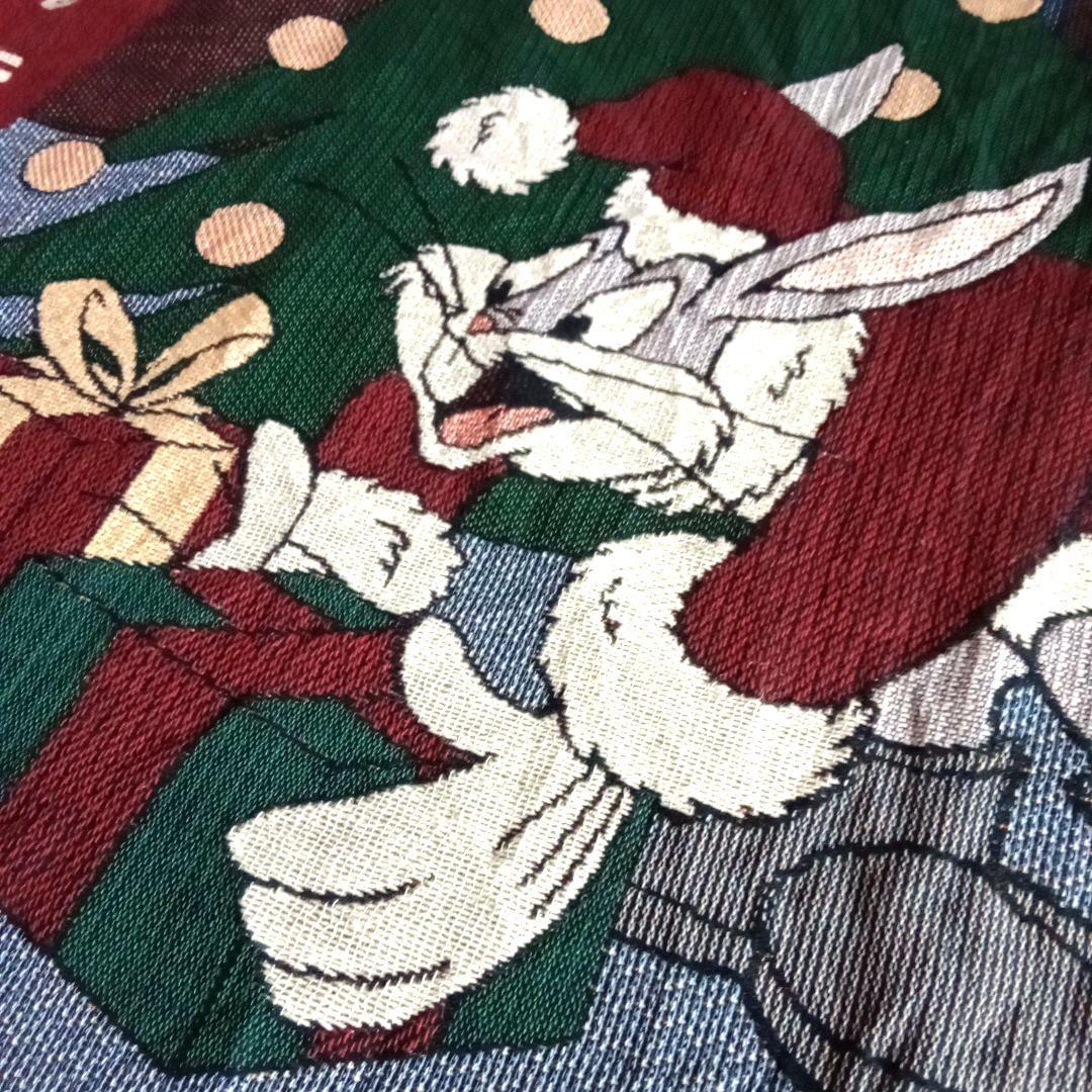 レア　バグズ・バニー クリスマスブランケット