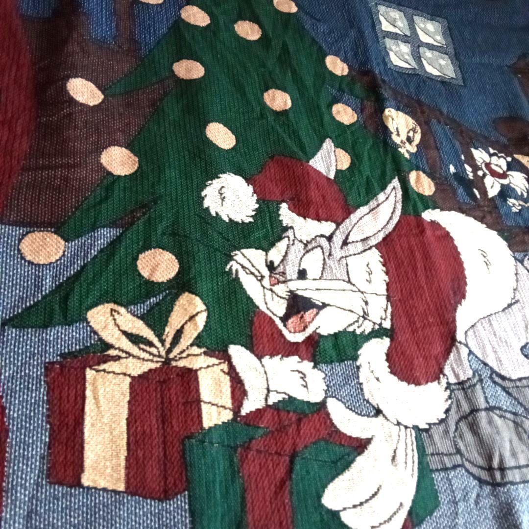 レア　バグズ・バニー クリスマスブランケット