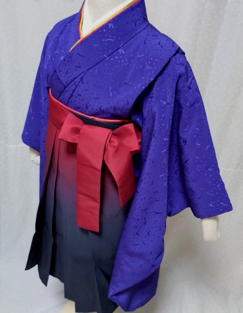 七五三　3歳　ディズニーミッキー着物　袴　小物セット