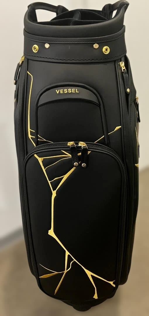 み*つ様 Vessel 18775 ゴルフキャディバッグ BK/GD
