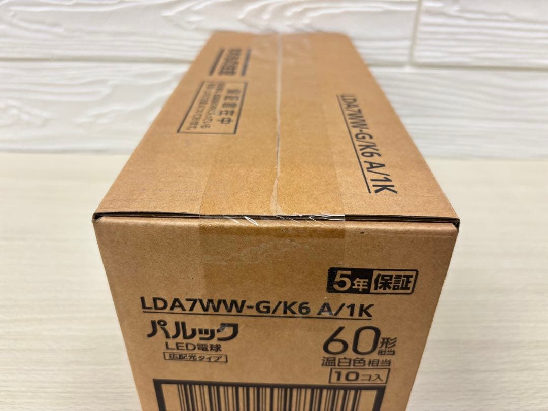 Panasonic LED電球 60W形 温白色 E26 広配光 181