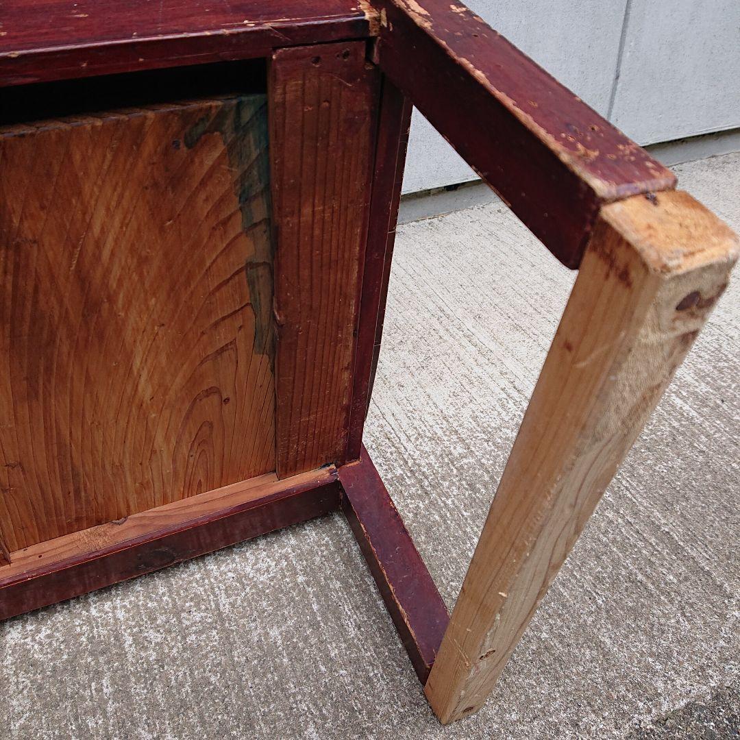 アンティーク レトロ 木製文机 古民家 大正 昭和