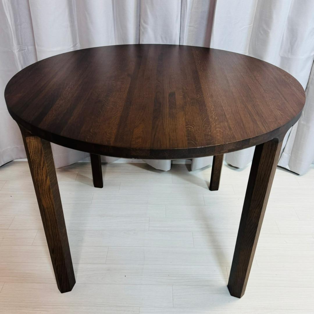 美品 カリモク HARU ダイニングテーブル 円形 950W