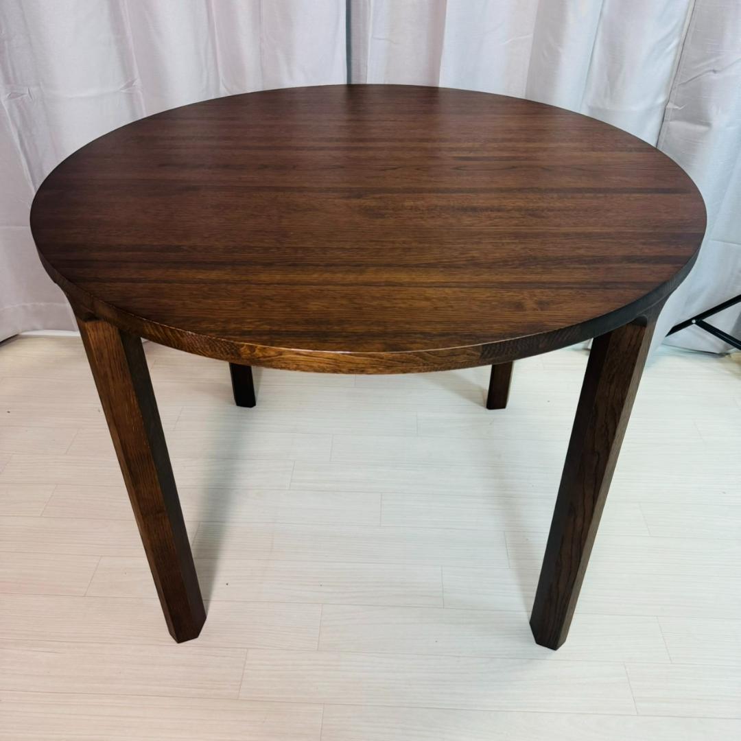 美品 カリモク HARU ダイニングテーブル 円形 950W