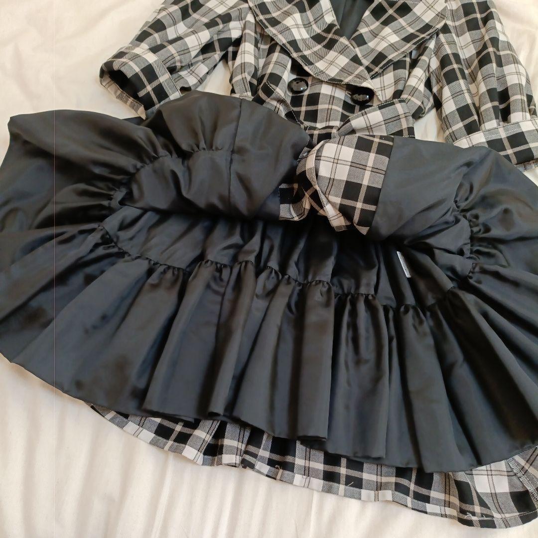 美品BURBERRY BLUE LABEL 刺繍ロゴワンピース　Aライン