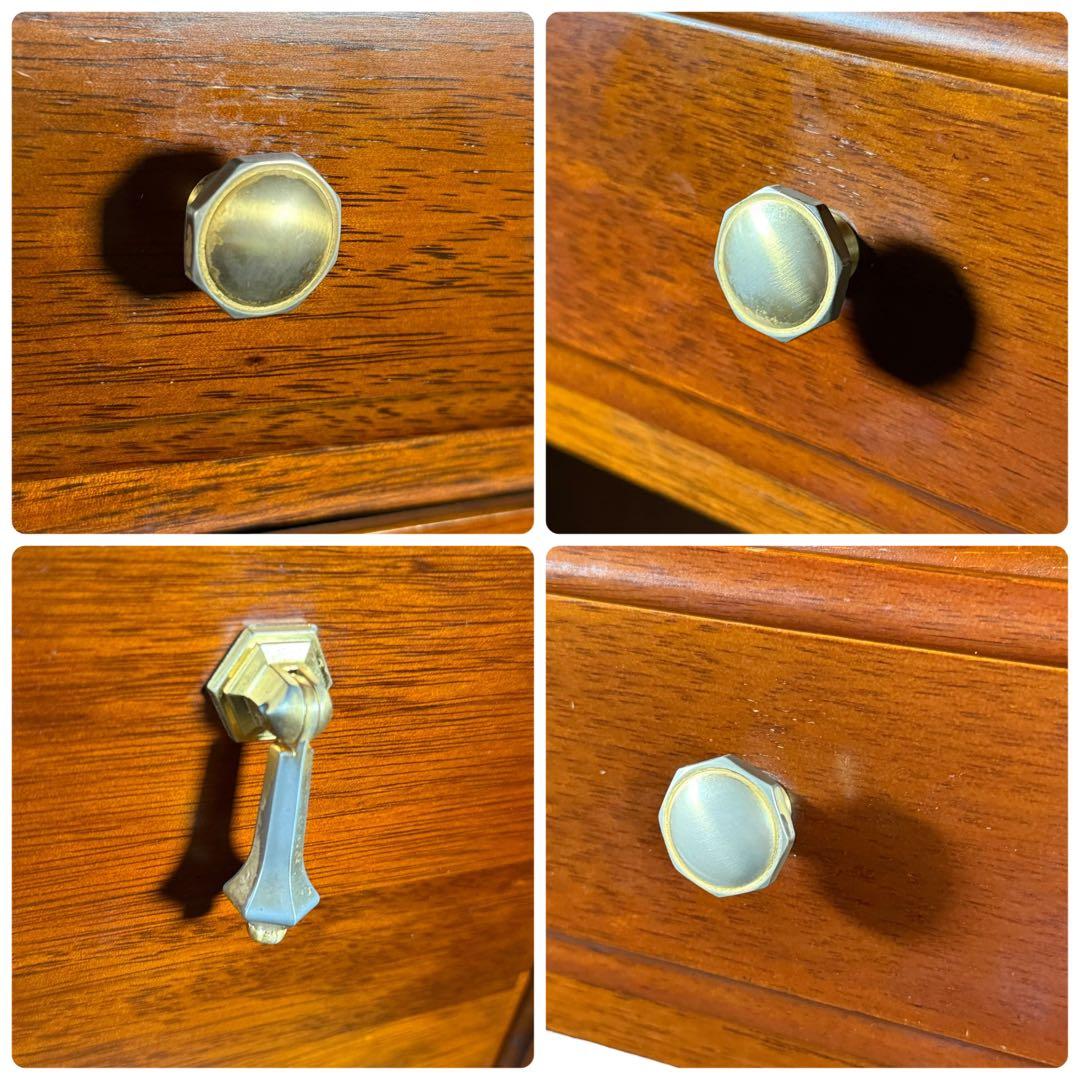 KZ006 マルニ木工　地中海　ドレッサー　椅子付　maruni 鏡台