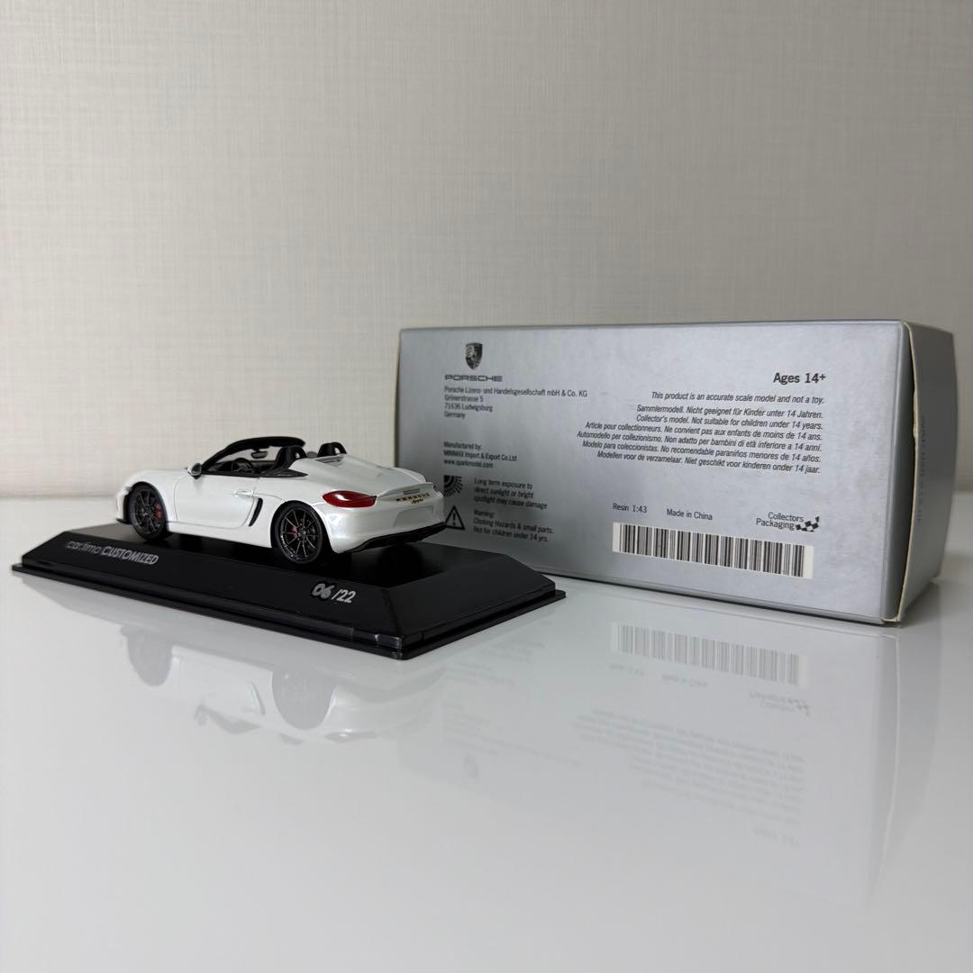 ミニカー 1/43 Porsche Boxter Spyder / Spark
