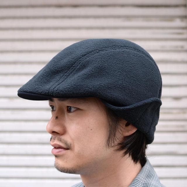 帽子 NOROLL FLEECE CASQUETTE Black