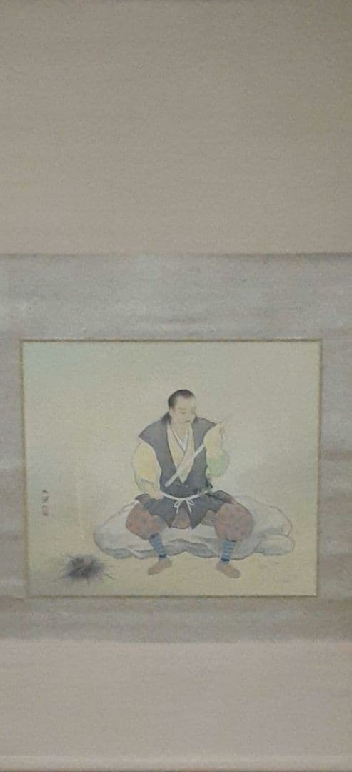 掛け軸/宮本武蔵図