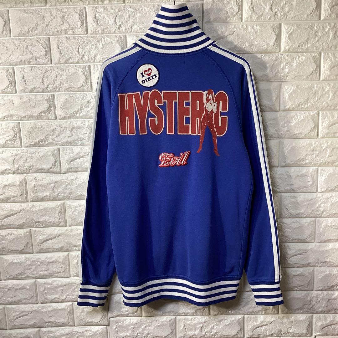 HYSTERIC GLAMOUR　ビッグロゴ　ジップアップスウェット