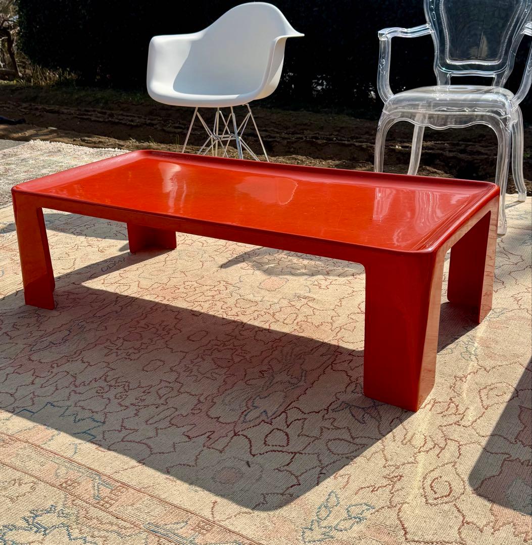 Mario Bellini アマンタ テーブル 赤 B&C Italia