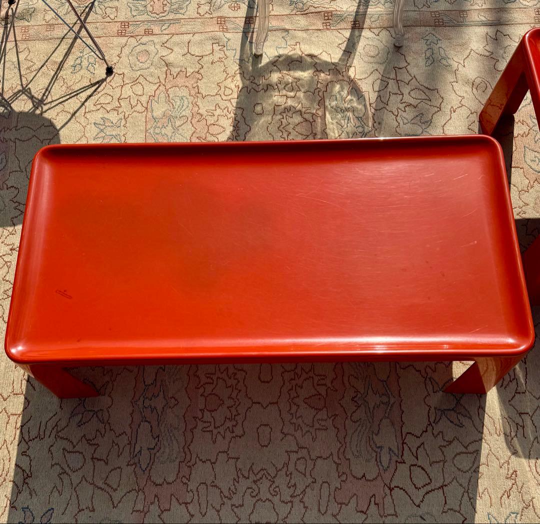 Mario Bellini アマンタ テーブル 赤 B&C Italia