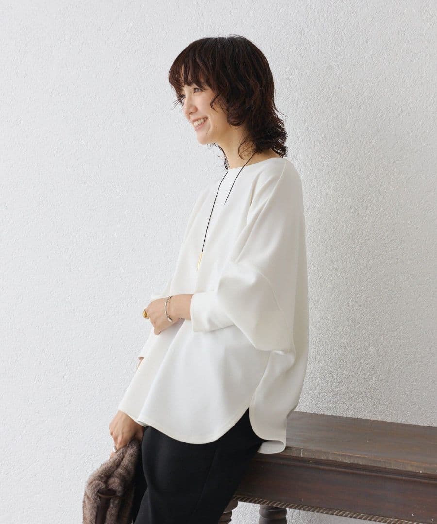 リヴドロワ　RIVE DROITE　　ダンボールポンチョプルオーバー　フリー