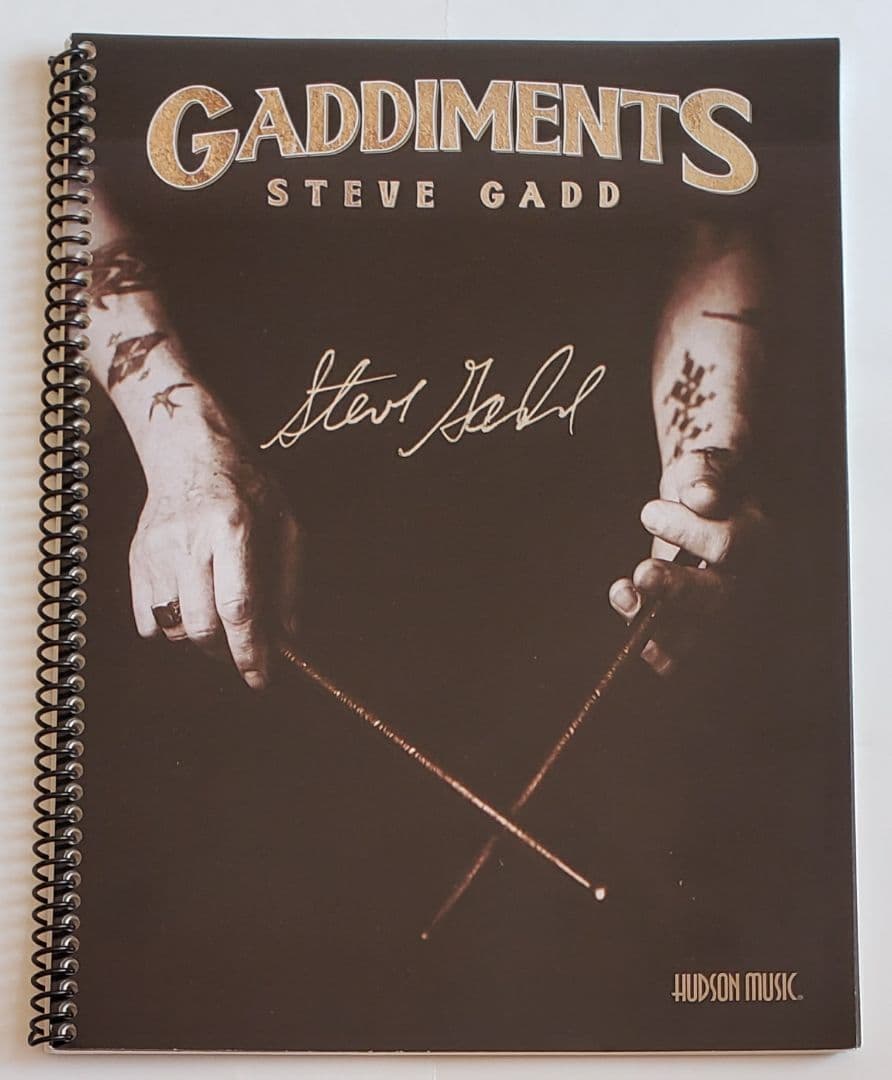 直筆サイン入り　Gaddiments by Steve Gadd