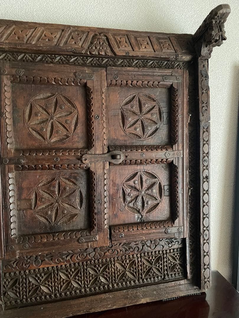 アンティーク　インドネシア窓